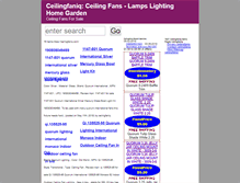 Tablet Screenshot of ceilingfaniq.com